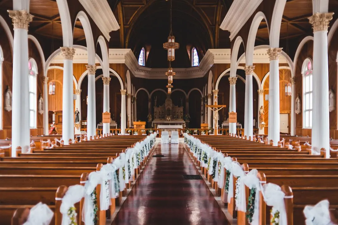 Corredor da igreja